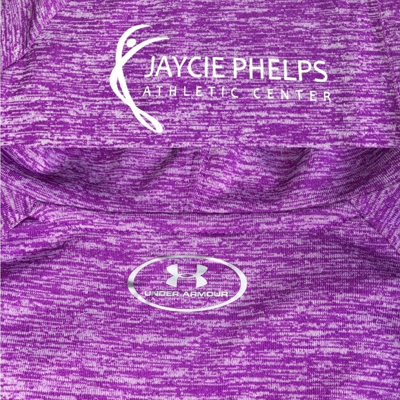 UNDER ARMOUR Hoodie Pullover Shirt Long Sleeve Purple Small Women’s - Picture 4 of 16